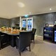 Boardroom with oval table and drink facilities